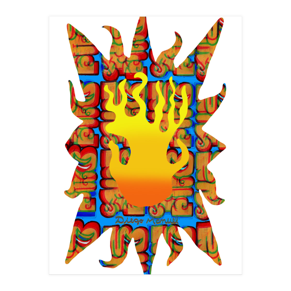 Fuego 2 Copia (Print Only)