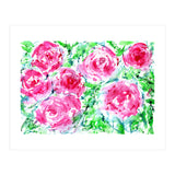 Blooming bouquet || watercolor roses (Print Only) thumbnail