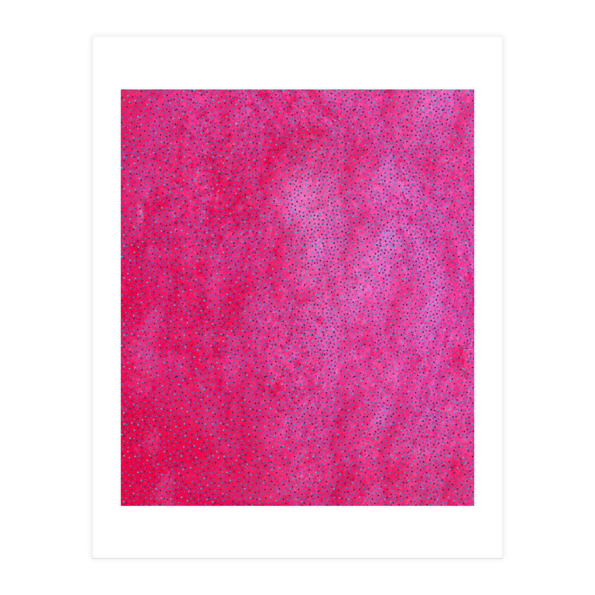 Pink & Blue Polka Dots (Print Only)