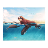 Surf Sloth (Print Only) thumbnail