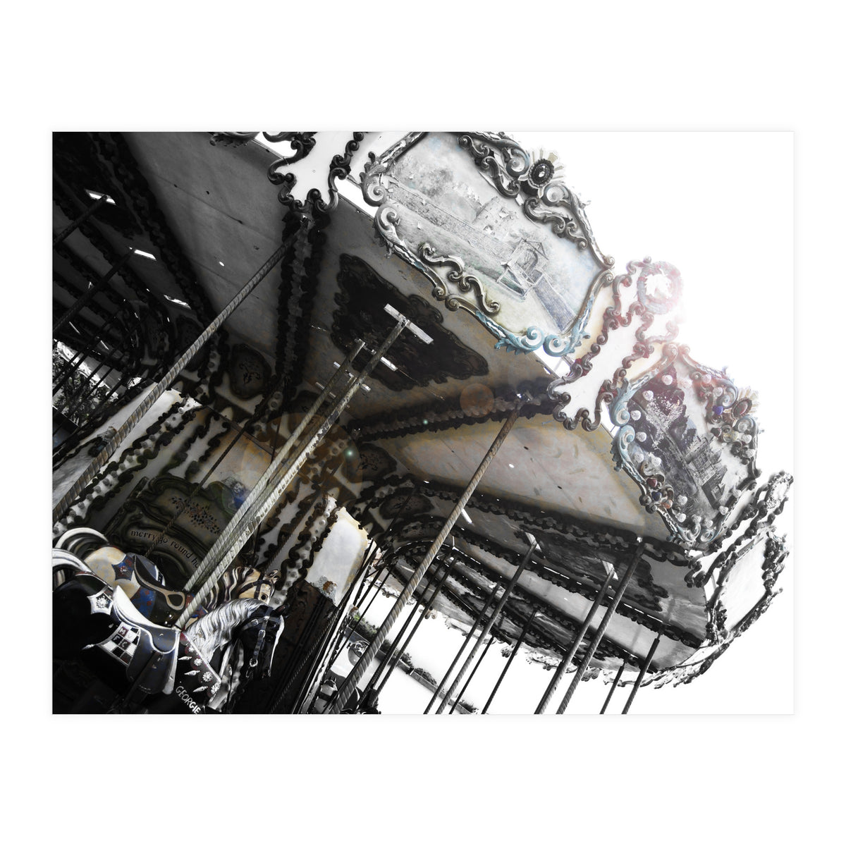 Vintage Carousel Fair Ride (Print Only)