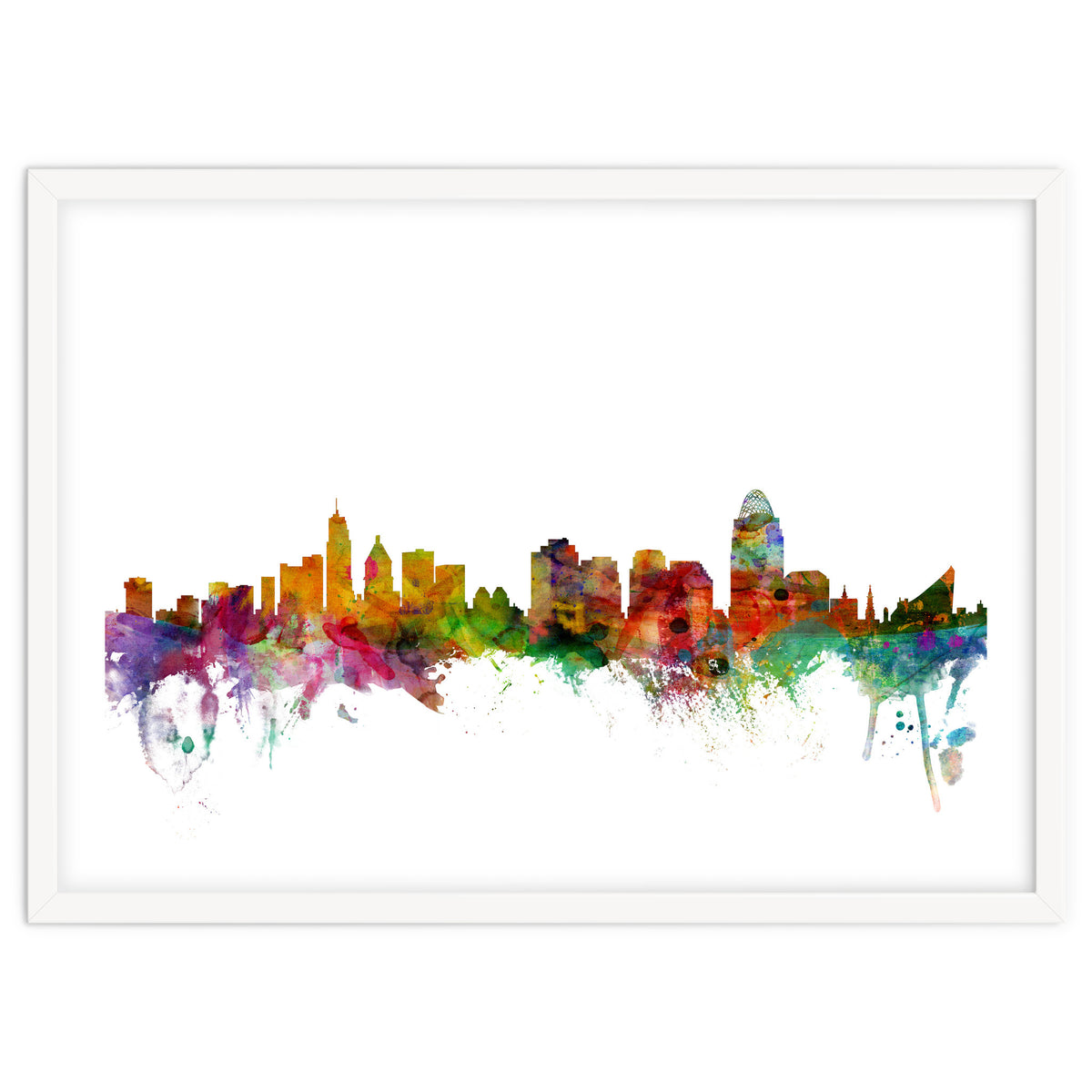 Cincinnati Ohio Skyline