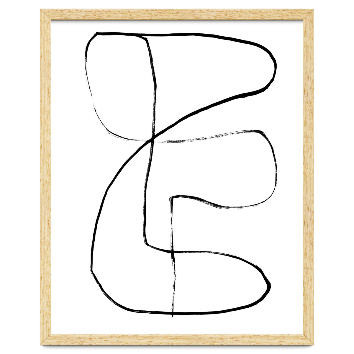 Mid-Century Line Art Print #1