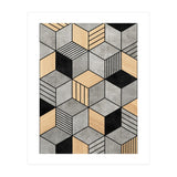Concrete and Wood Cubes 2 (Print Only) thumbnail