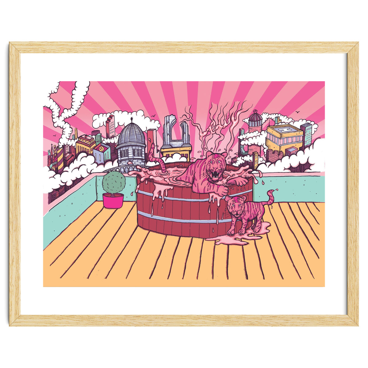 Strawberry Tigers Rooftop Jacuzzis Abbeydale Brewery x Lewy  12.4% ABV Strawberry, Chocolate, Smoked, Cherry Wood-chipped, Imperial Dessert Stout.