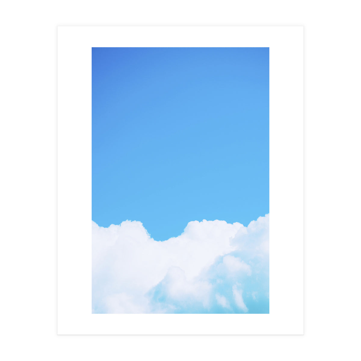 Blue Clouds I (Print Only)