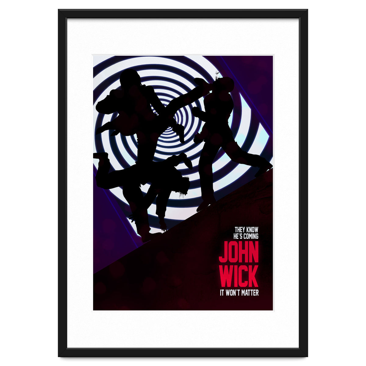 John Wick Minimal Movie Poster
