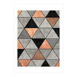 Concrete and Copper Triangles 2 (Print Only) thumbnail