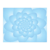 Pastel Colors Flower Pattern Set Blue (Print Only) thumbnail
