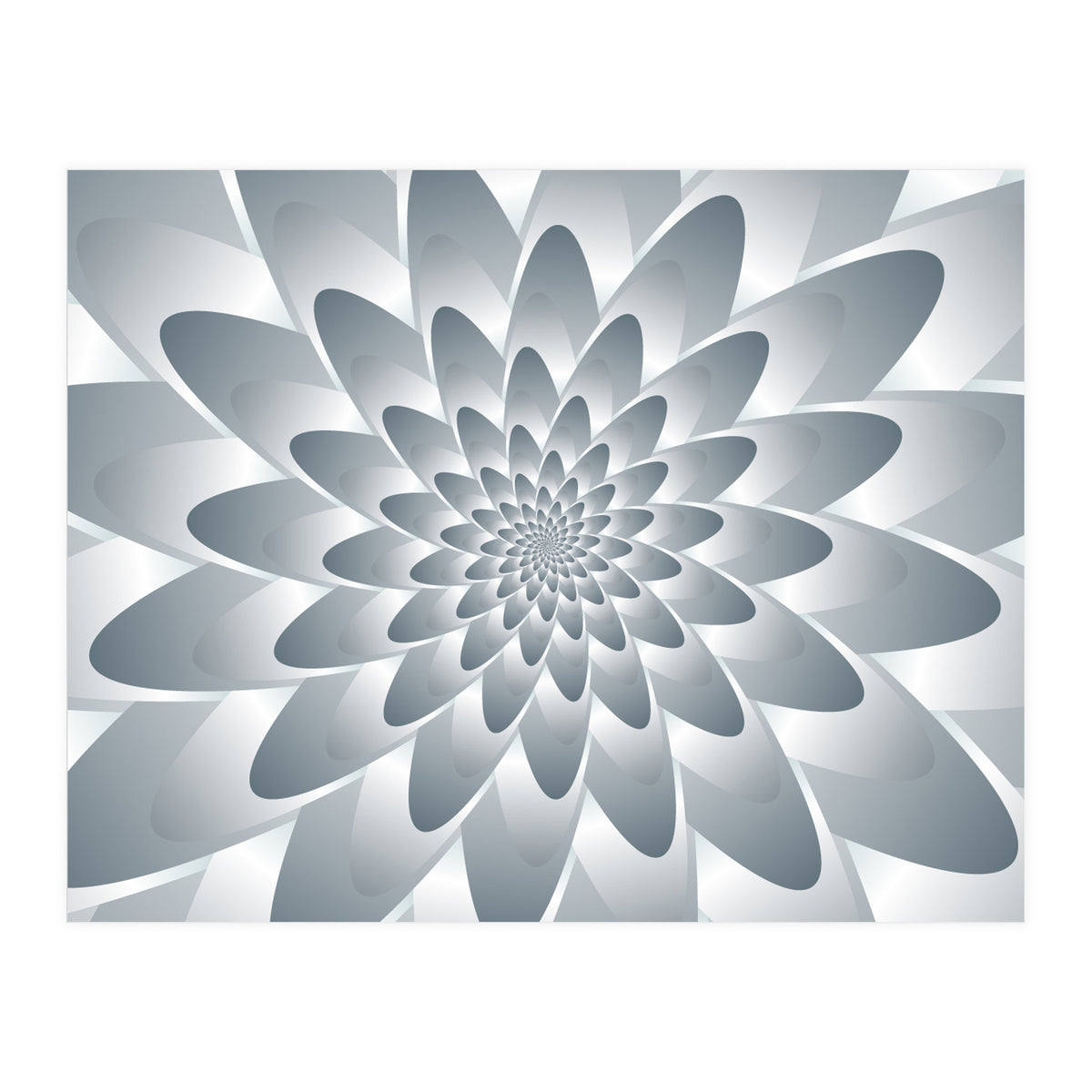 Swirl Flower Pattern  (Print Only)