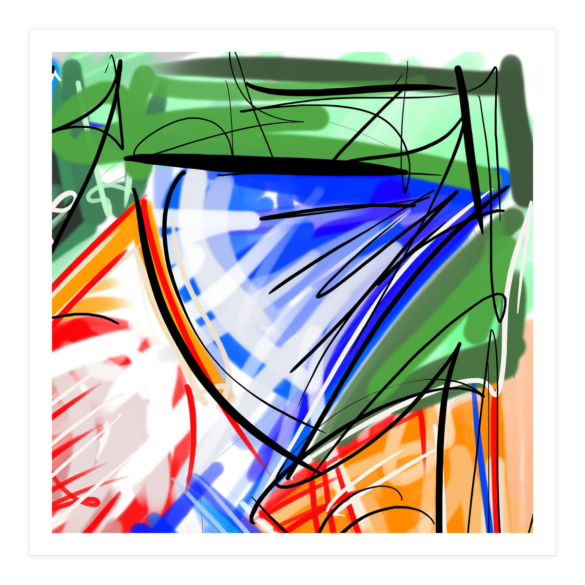 color subtleties in strokes 2 (Print Only)