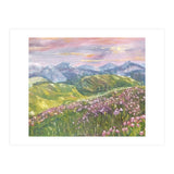 Sunset in the mountains (Print Only) thumbnail