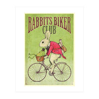 Rabbits Biker Club (Print Only)