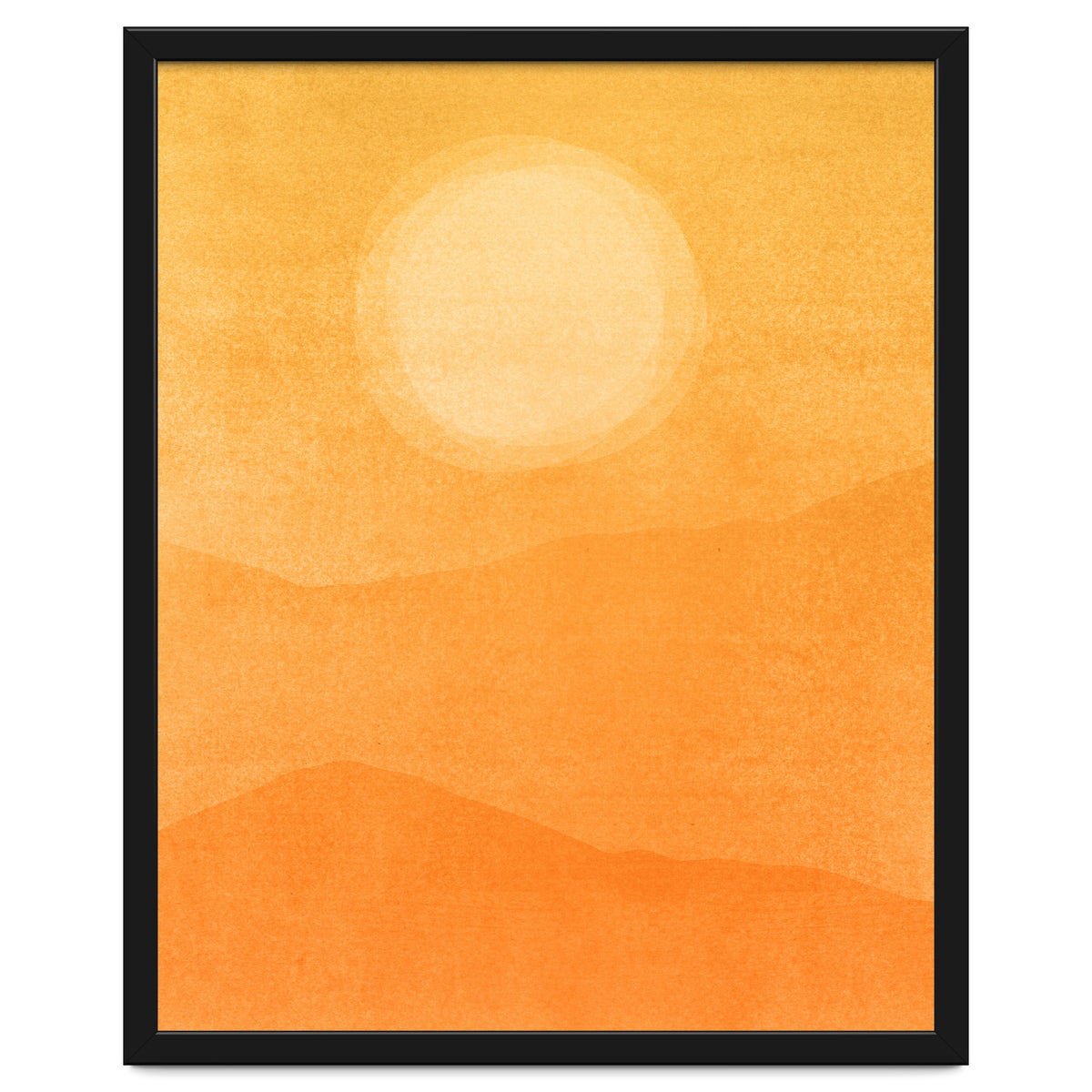 Golden Afternoon Abstract