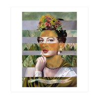 Frida Kahlos Self Portrait With (Print Only)