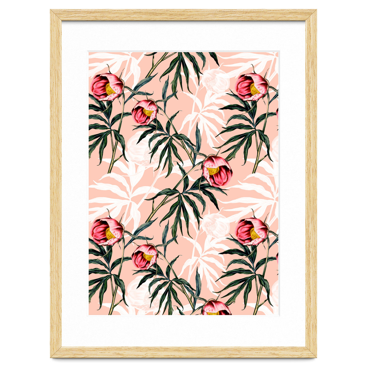 Flowery blooming pink