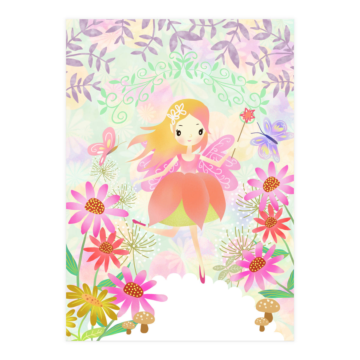 Fairy in the Garden (Print Only)
