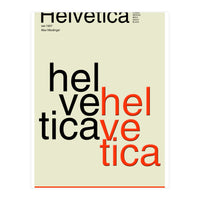 Helvetica Font Design (Print Only)