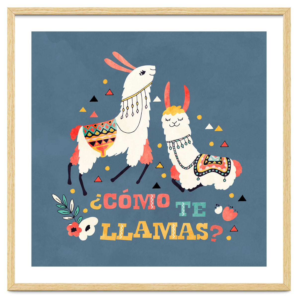 Llama With Cactus Como Te Llamas Spanish Saying 2