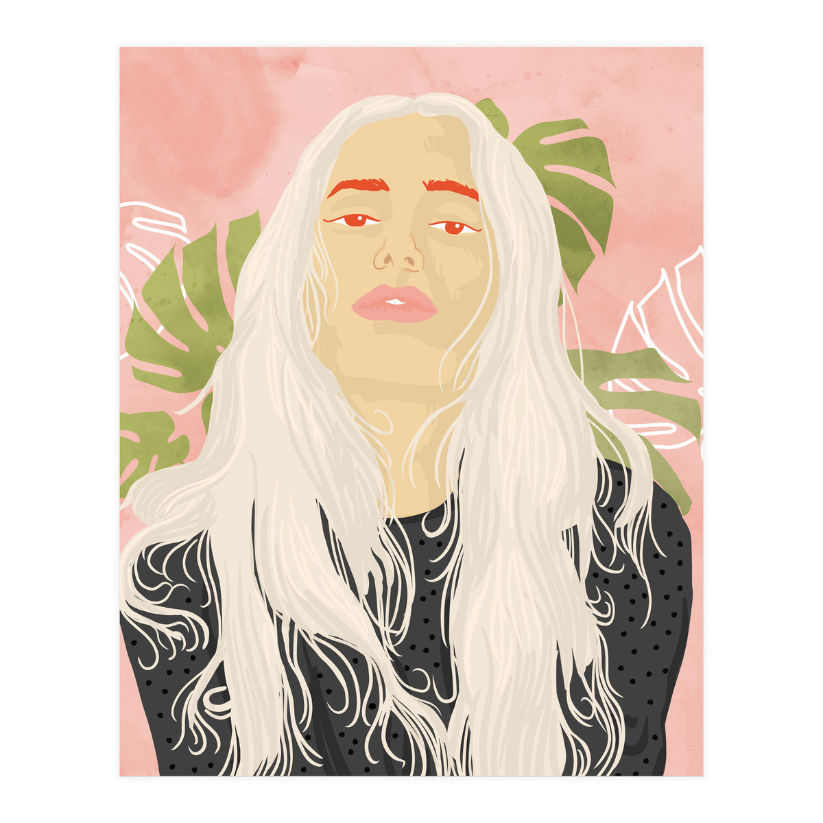 Tropical Fashionista (Print Only)