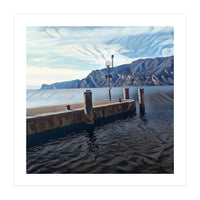 Pier on Lake Garda. (Print Only)