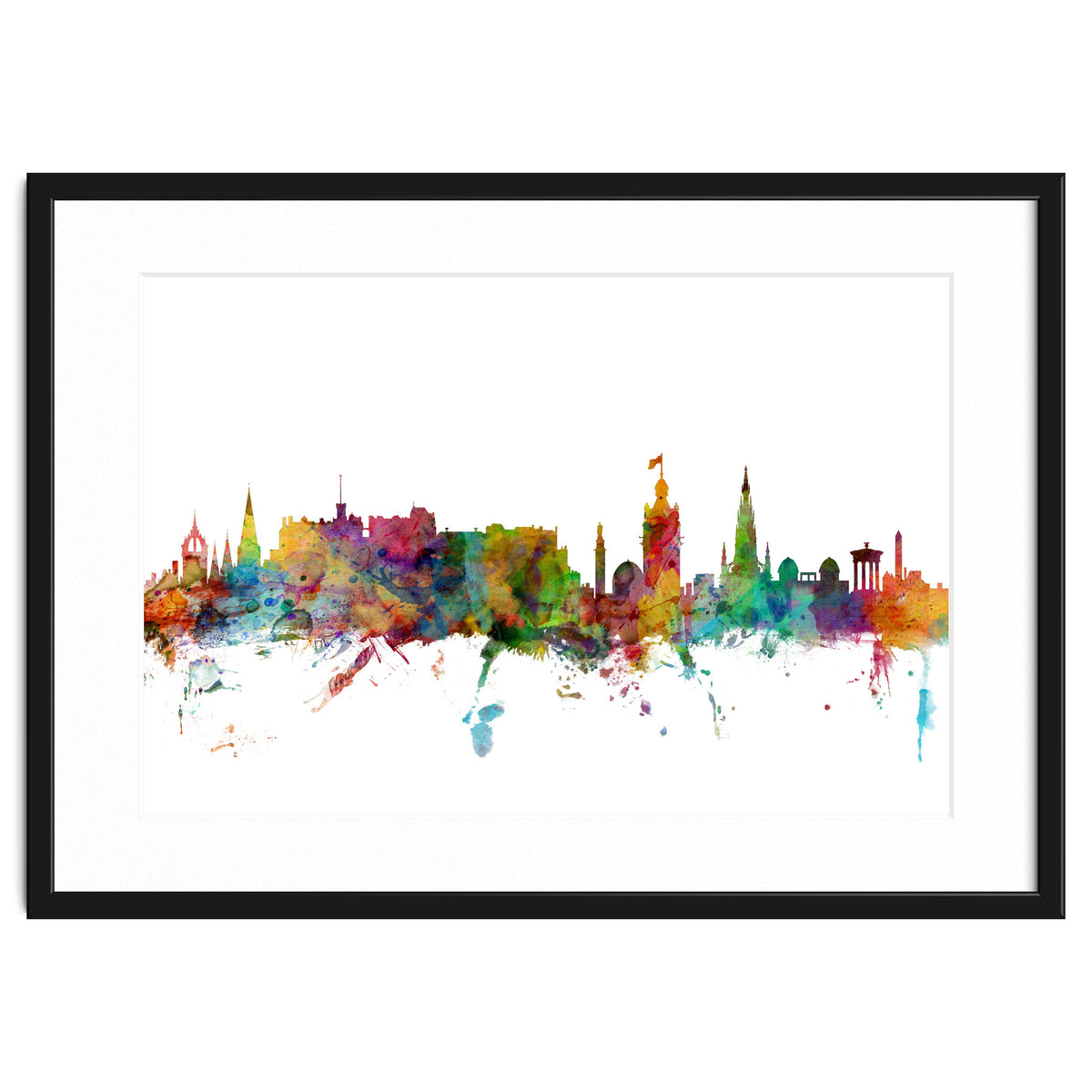 Edinburgh Scotland Skyline