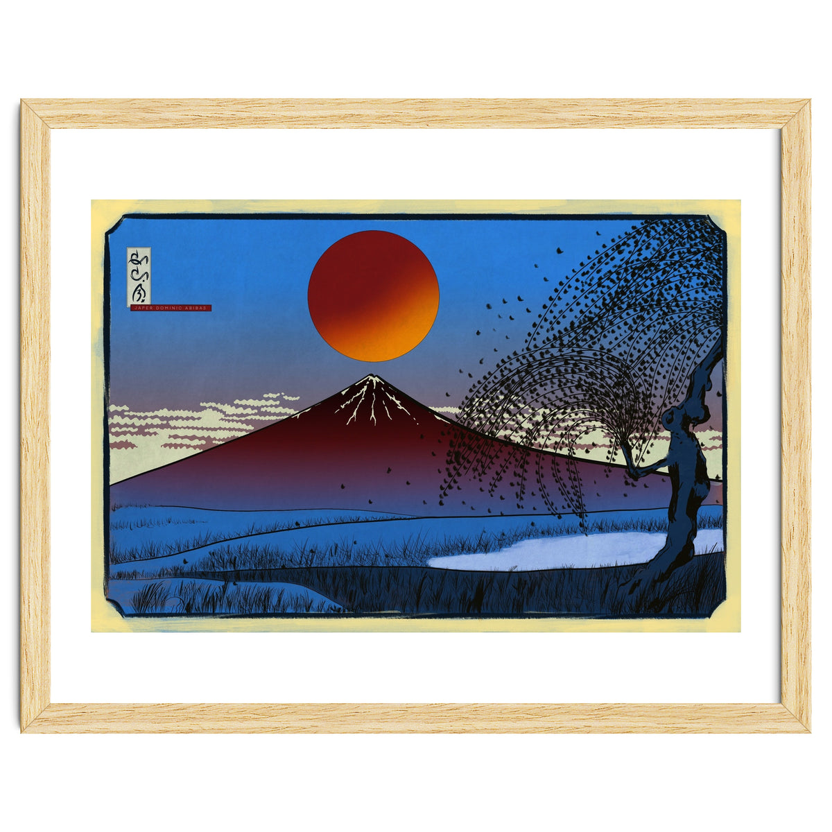 Mayon Volcano Ukiyo-e