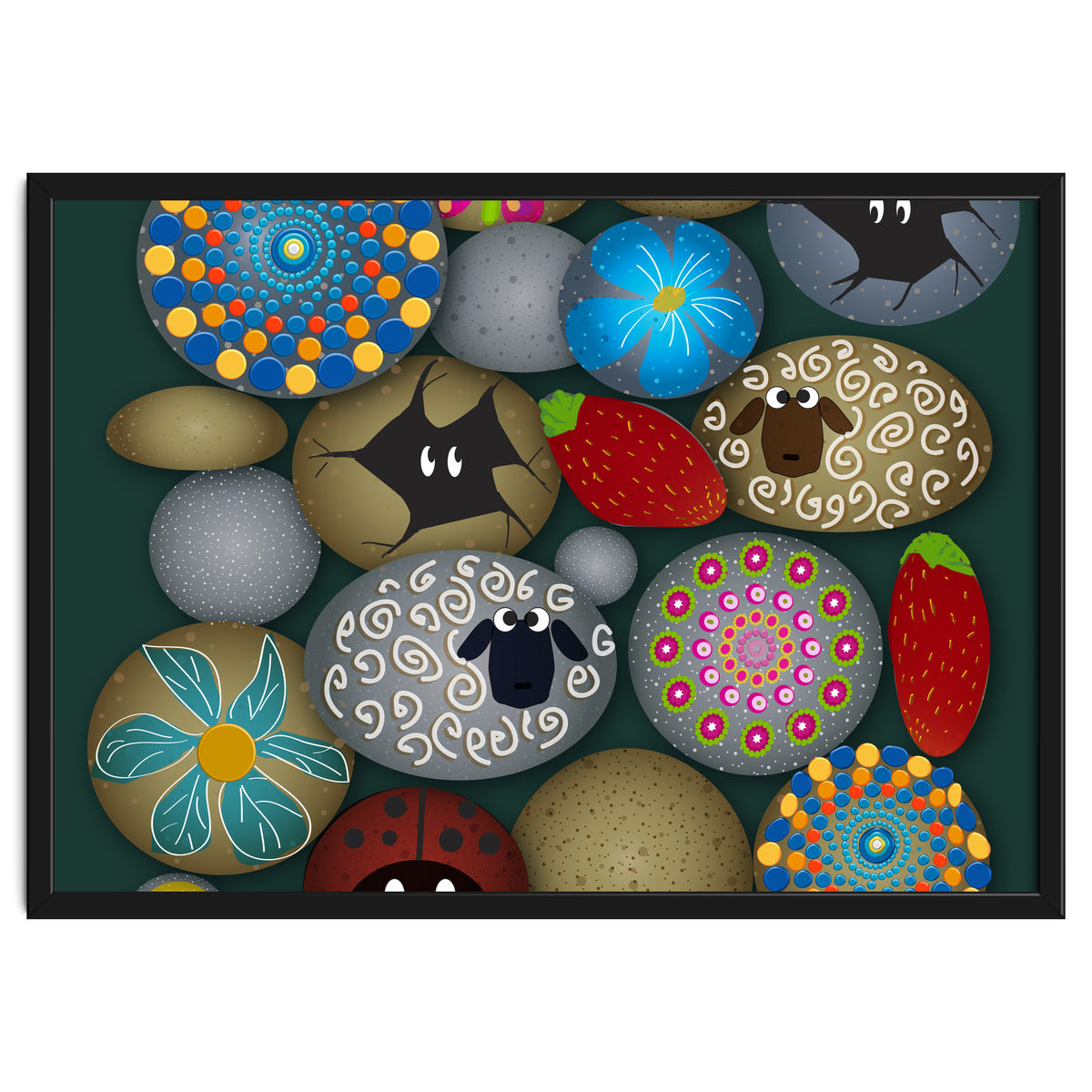 Painted Rocks