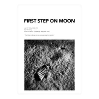 FIRST STEP ON MOON (Print Only)