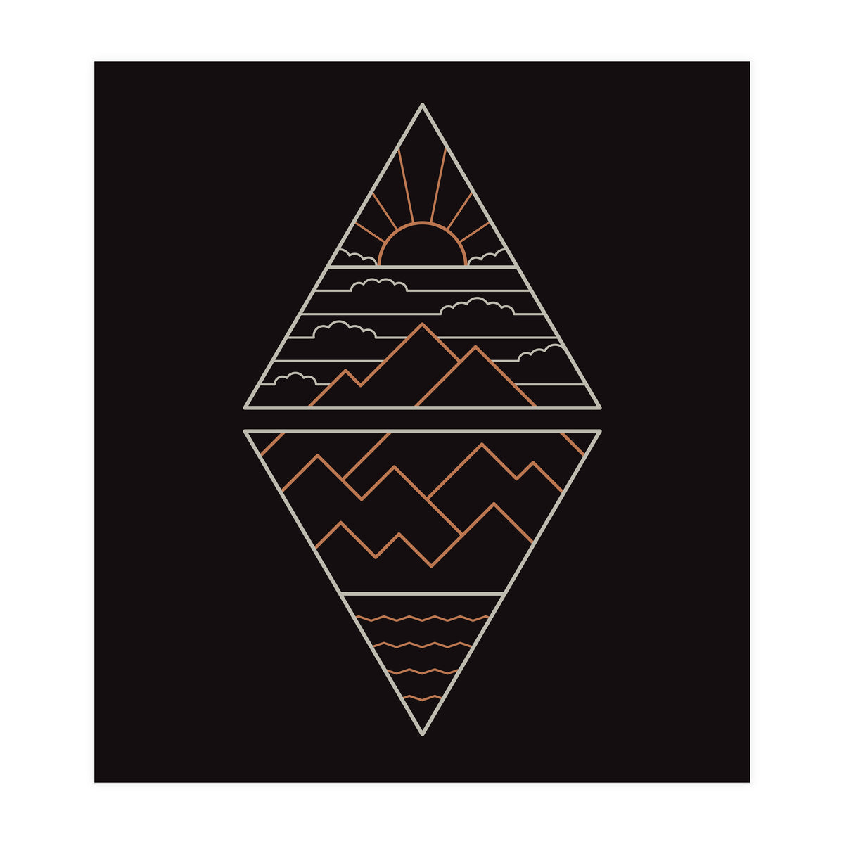 Earth, Air, Fire & Water (Print Only)