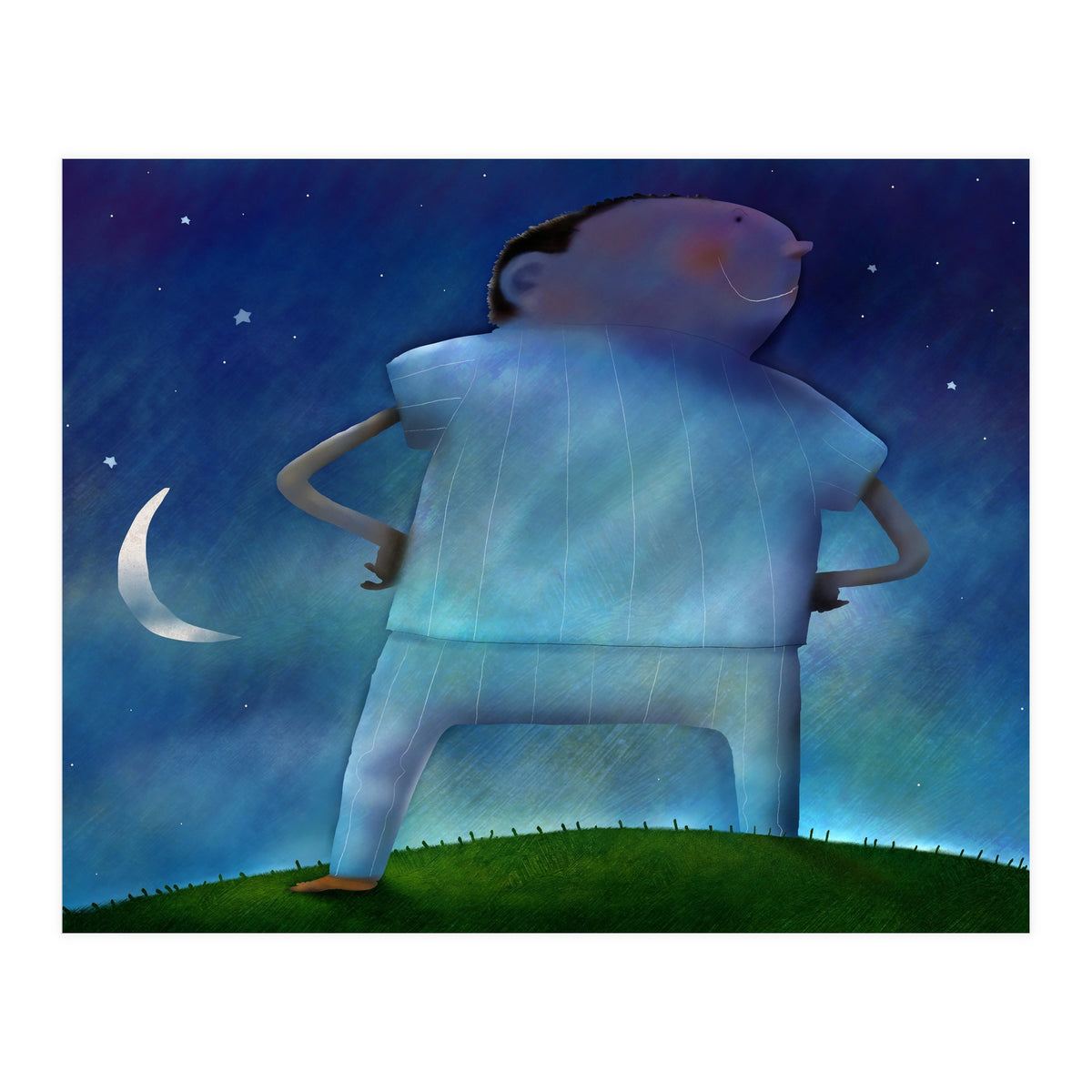 On Top Of His World (Print Only)