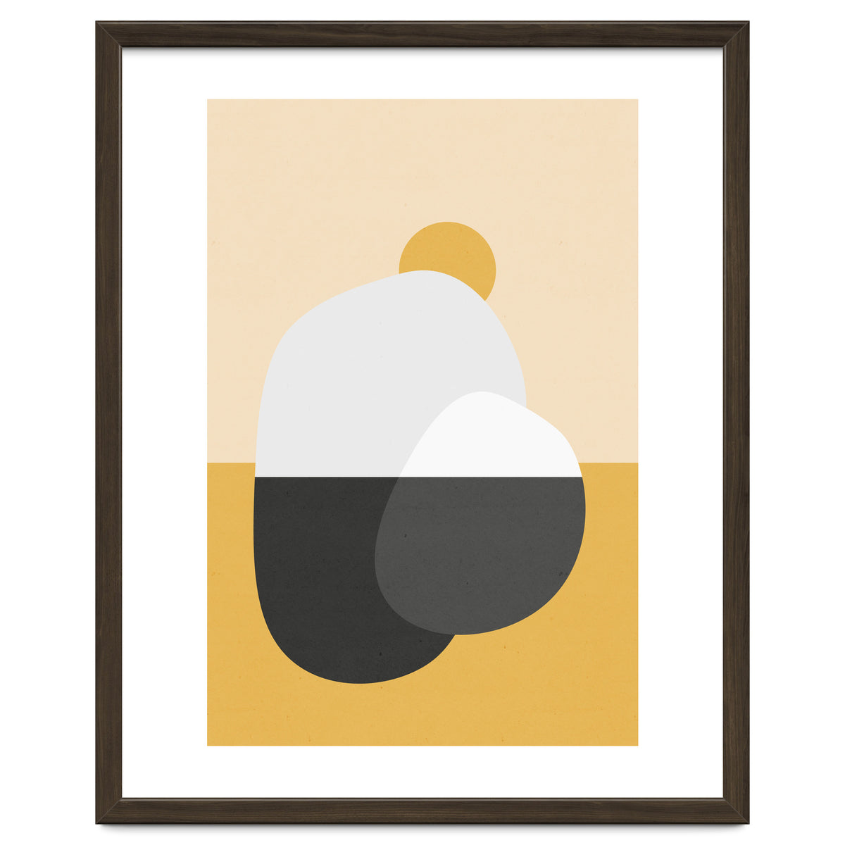 Abstract Boulders - Golden Desert