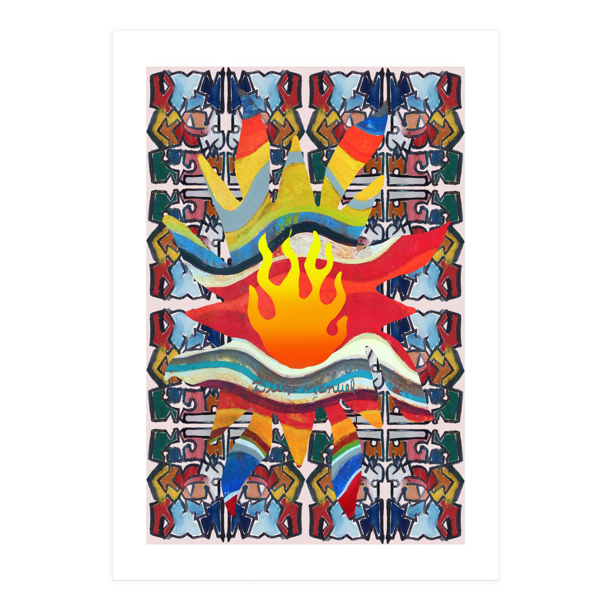 Fuego Y Graffiti 47 (Print Only)