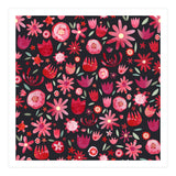 Summer Flower Circle Dark (Print Only) thumbnail