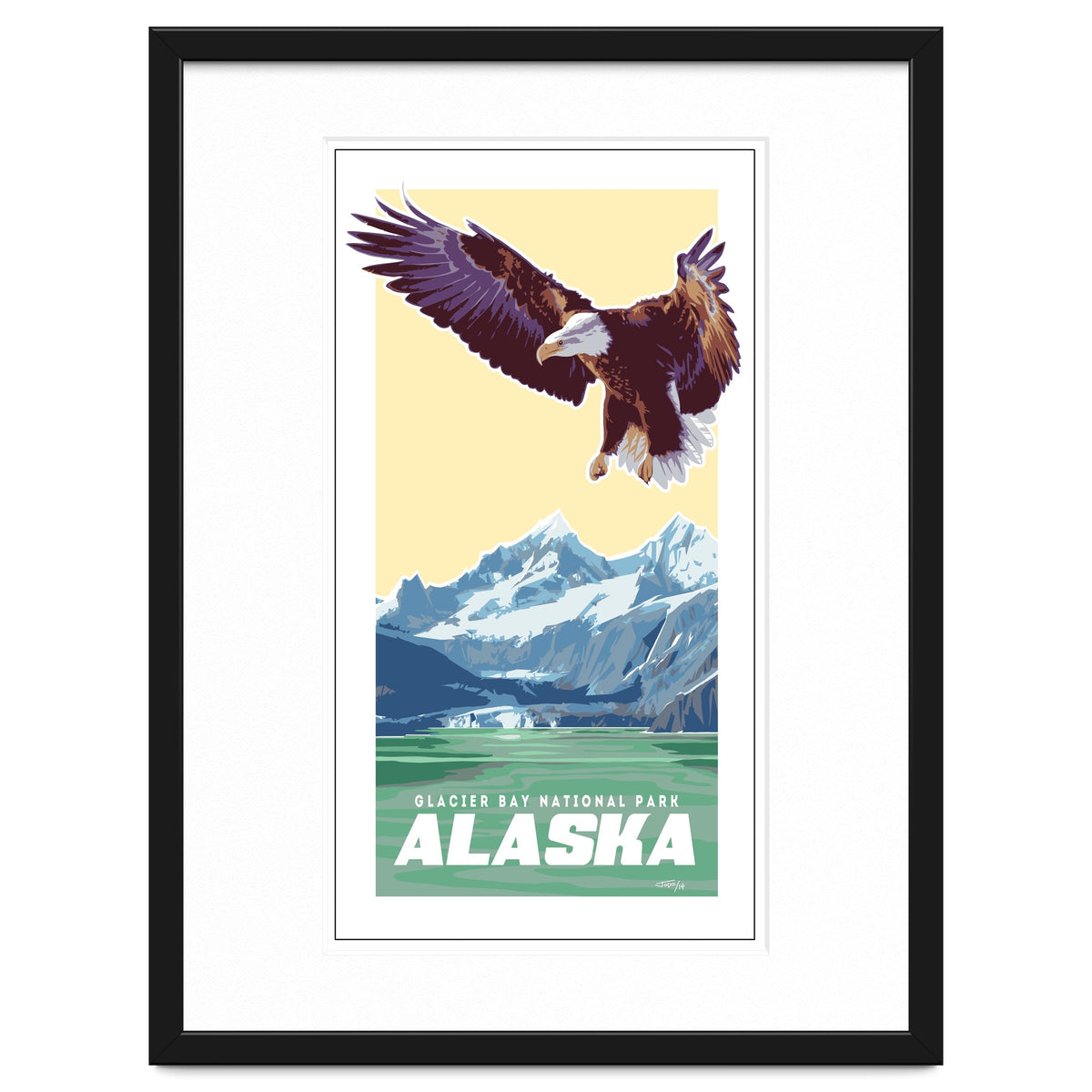 Alaskan Eagle Poster