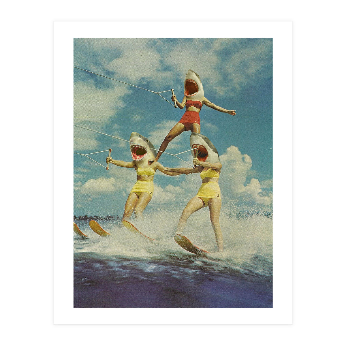 On Evil Beach - Sharks (Print Only)