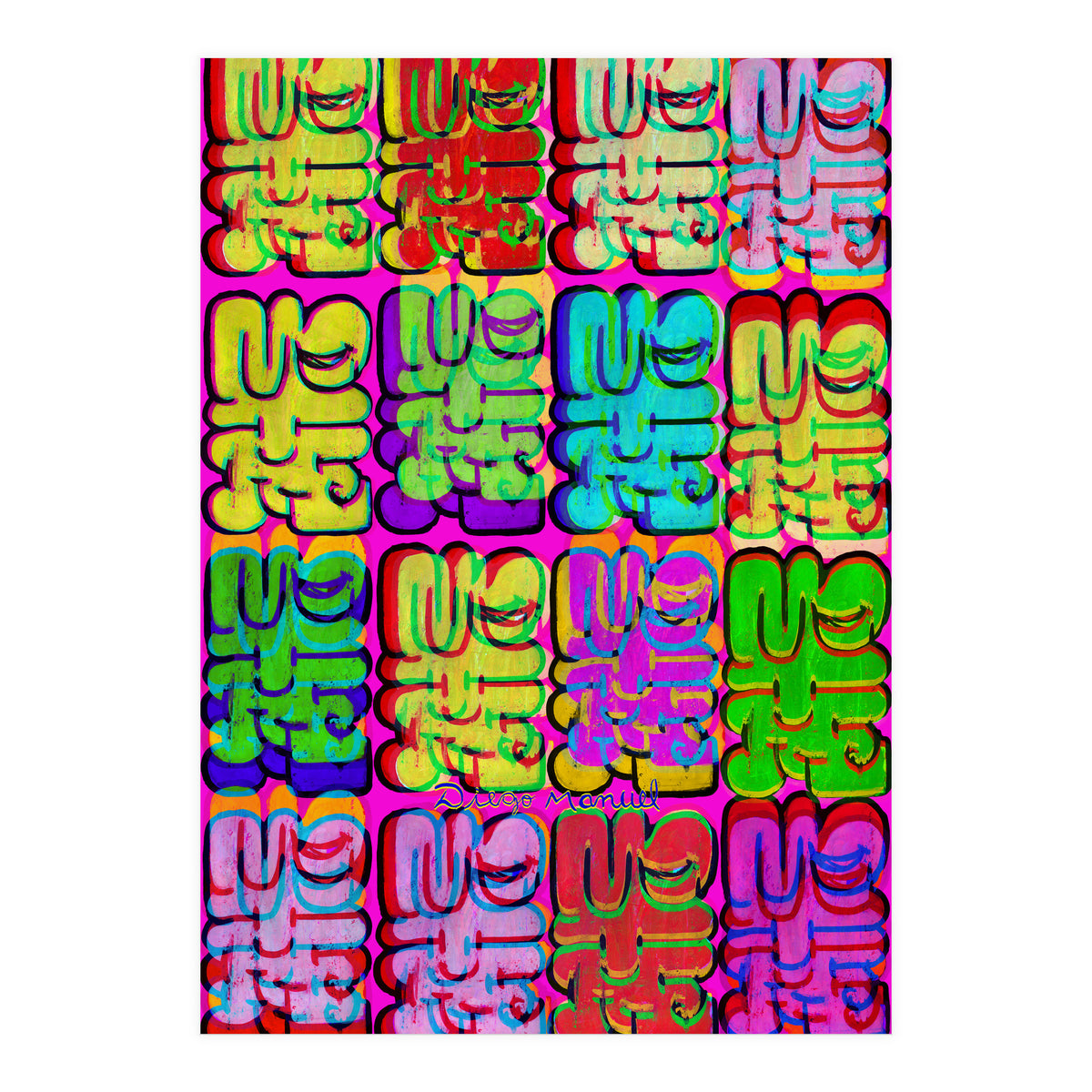 Graffitis 2021 Tapiz 124 (Print Only)