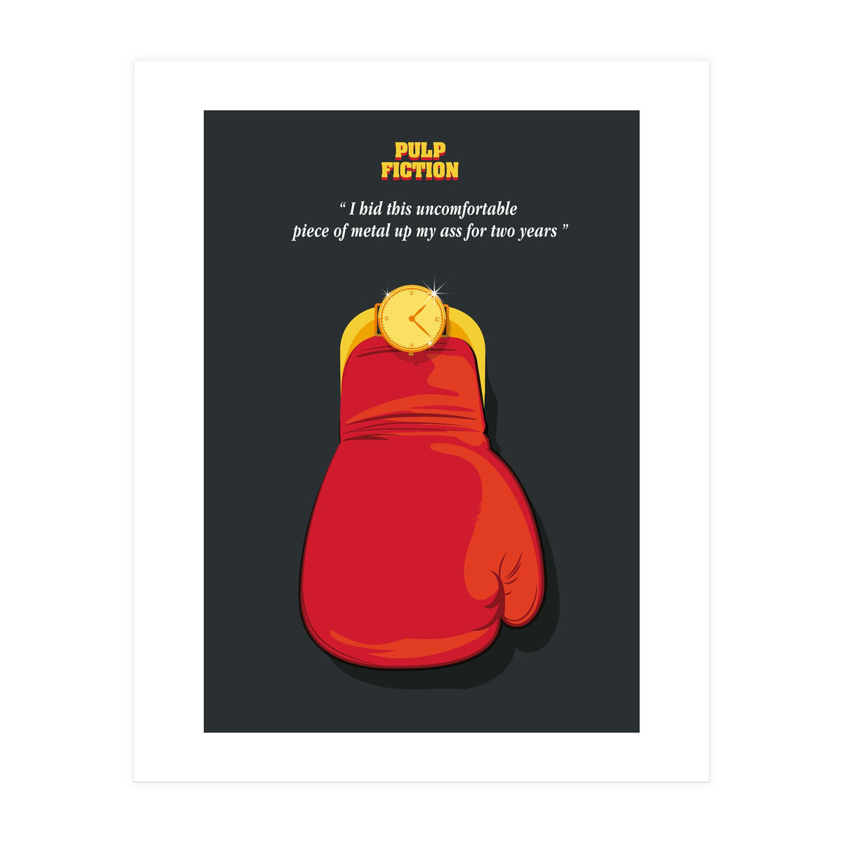 Butch Pulp Fiction movie poster (Print Only)