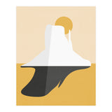 Abstract Mesa - Golden Desert (Print Only) thumbnail