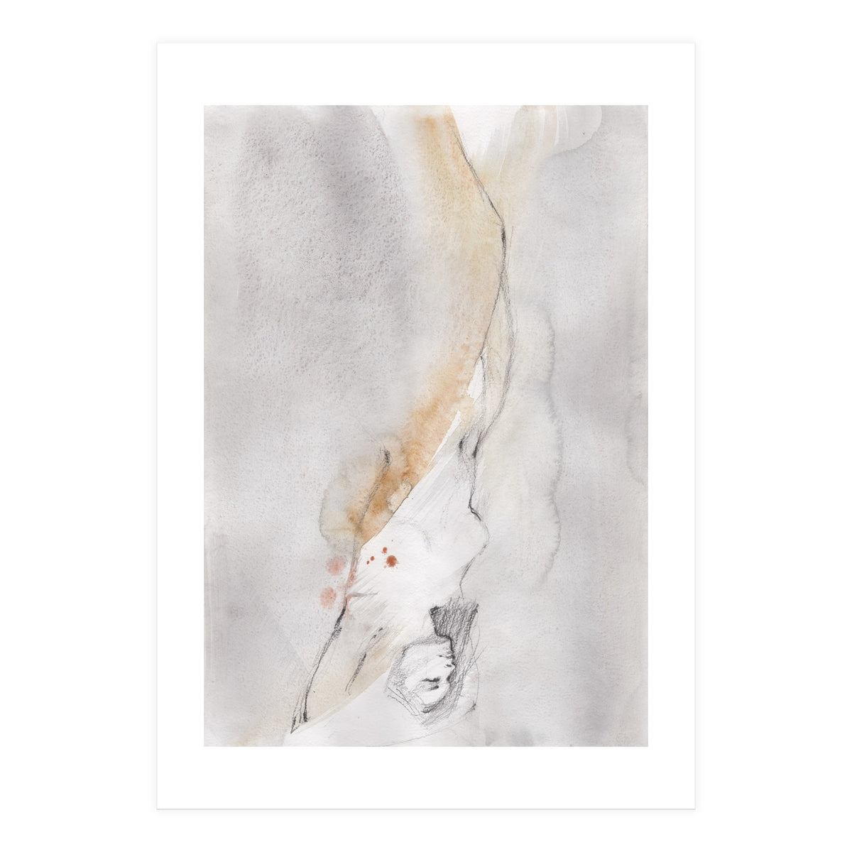 Drawing of a beautiful girl (Print Only)