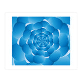 Sky Cloud Spiral Blue Spiral (Print Only) thumbnail