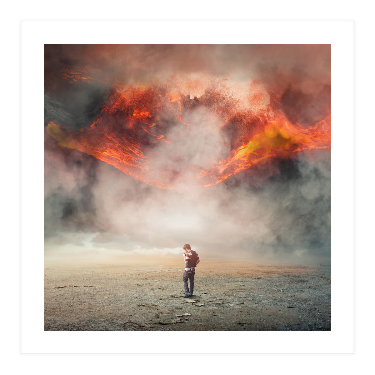 Last Cigarette Blow Up (Print Only)