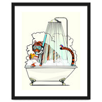 Tiger in the Bath, funny Bathroom Humour