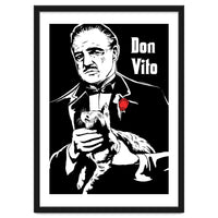 Don Vito The Godfather movie poster