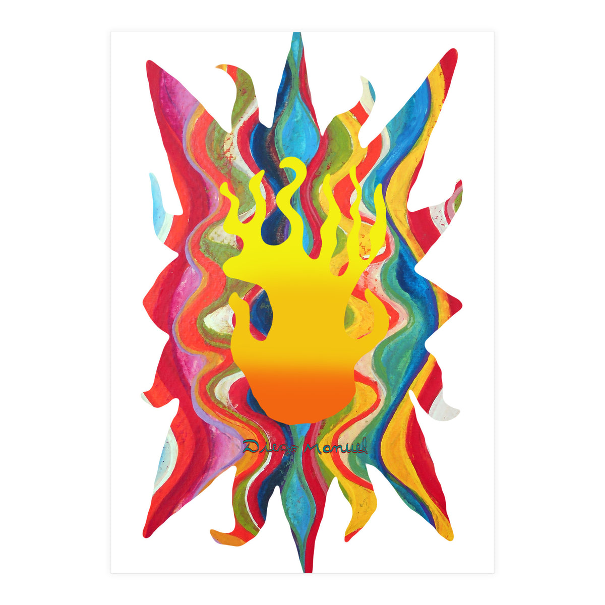 Fuego 9 Copia (Print Only)