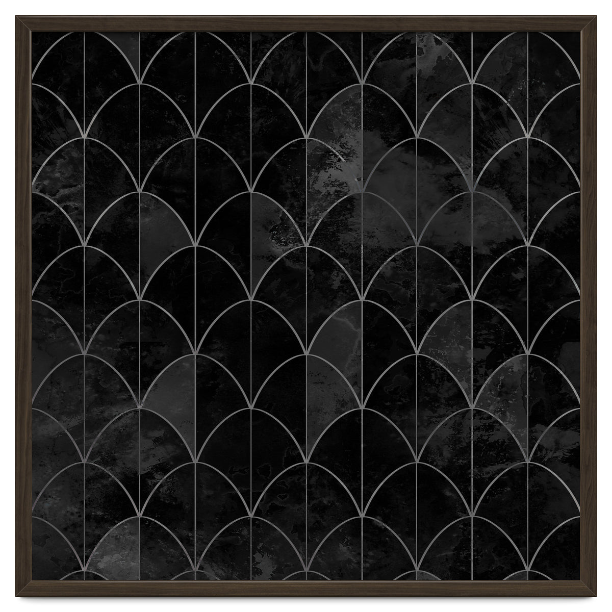 Mermaid scales. Black and white