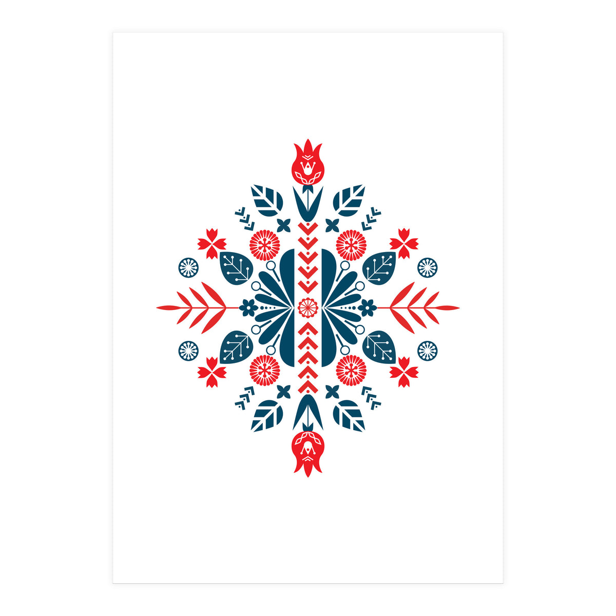 Scandinavian Folk Patterns  (Print Only)