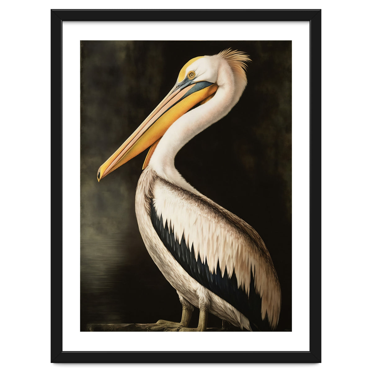 Pelican Oil Painting