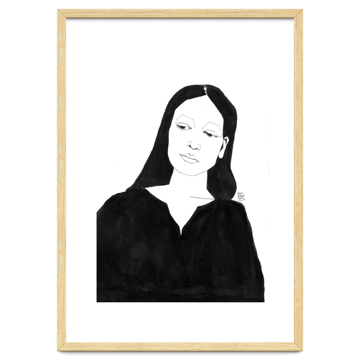 Untitled #36 - Woman in black