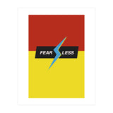 Modern Geometric Minimalist Typography Fear Less (Print Only) thumbnail